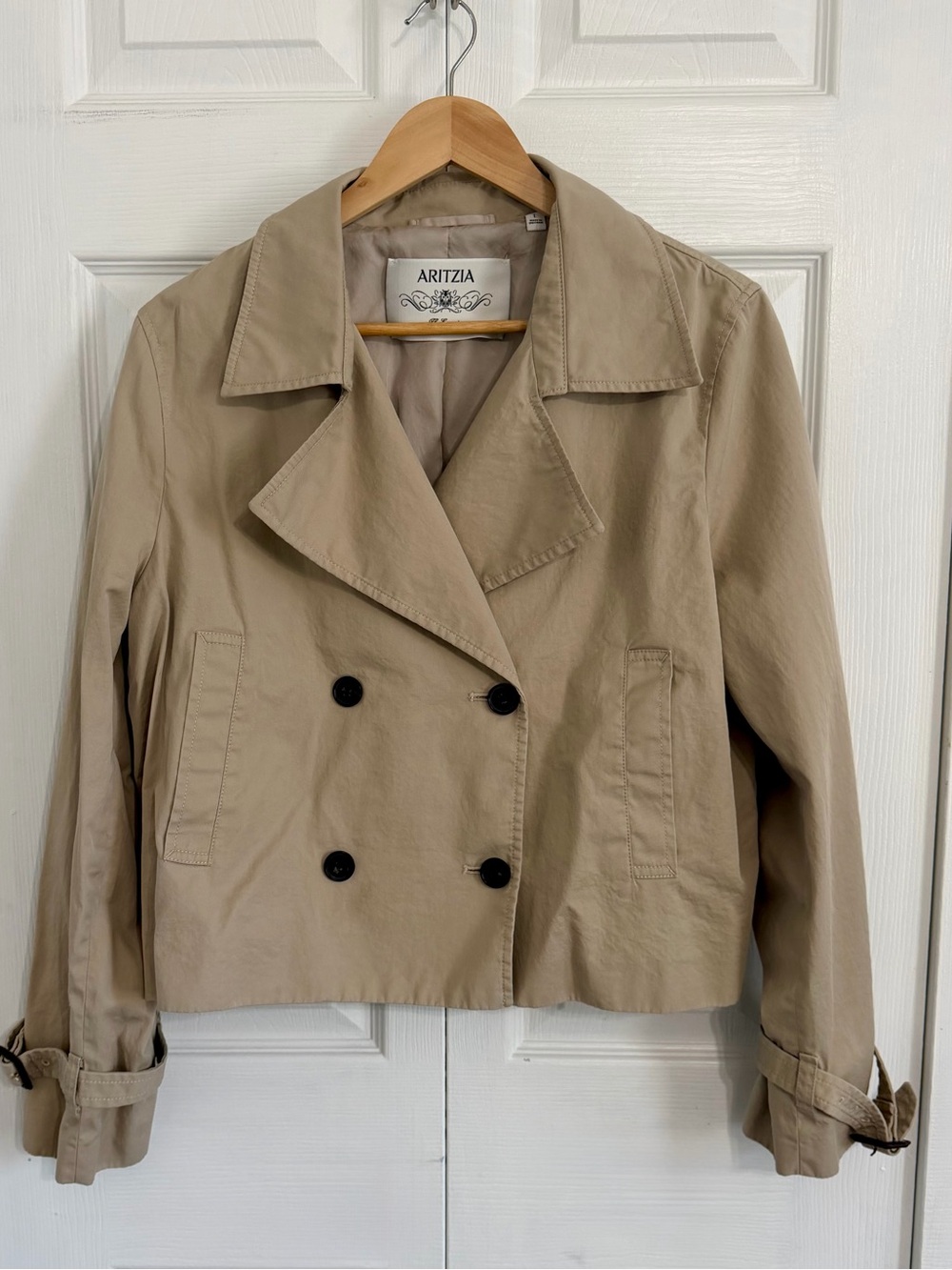 Aritzia The Esquire Short Trench Coat- City Twill